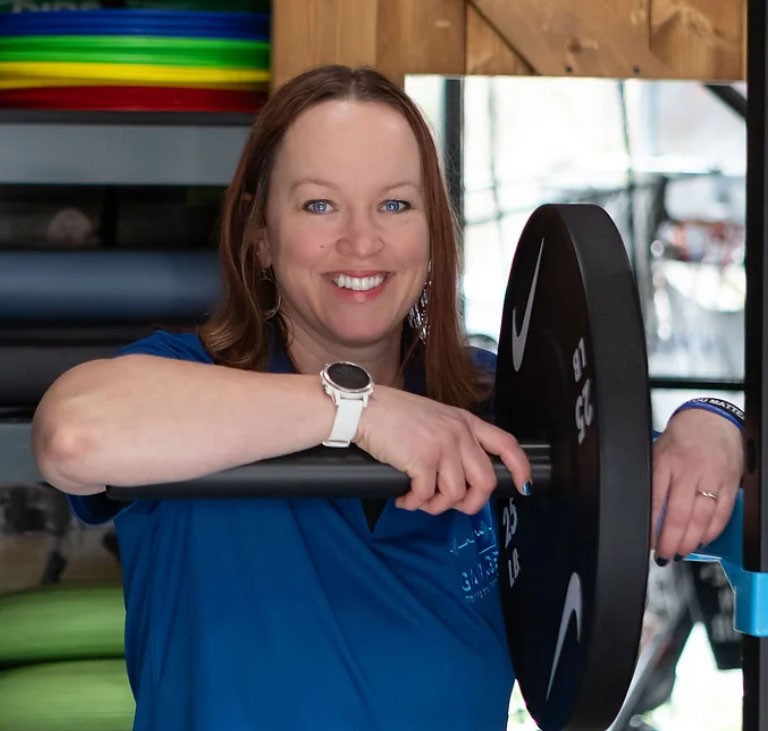 photo of Karen Gibbs owner of Garage Training and Rehab Gym in Newberg Oregon